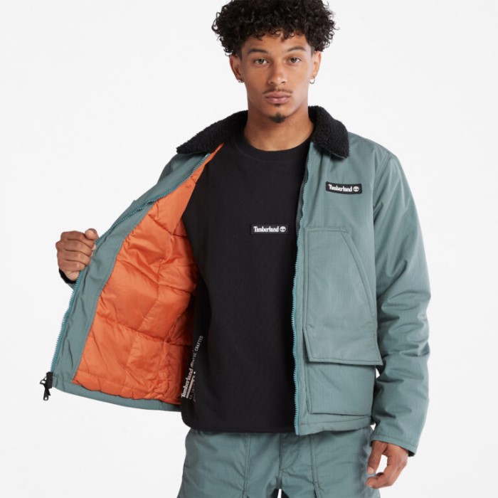 Mænd Progressive Utility Vandafvisende Chore Jakke Balsam Green Timberland