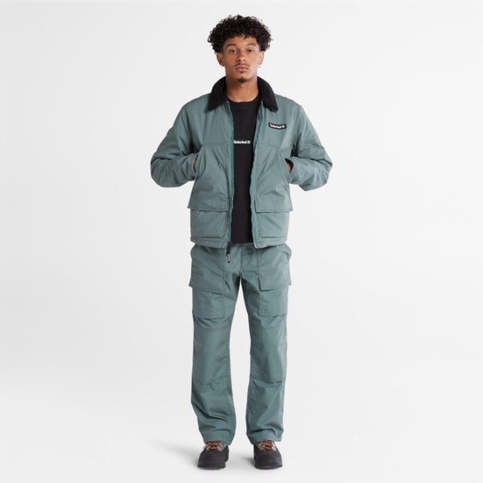 Mænd Progressive Utility Vandafvisende Chore Jakke Balsam Green Timberland