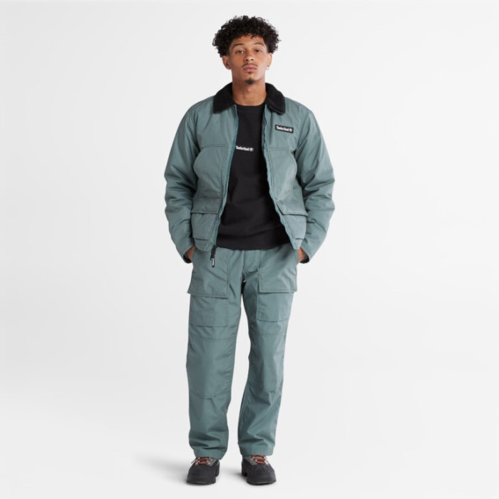 Mænd Progressive Utility Vandafvisende Chore Jakke Balsam Green Timberland