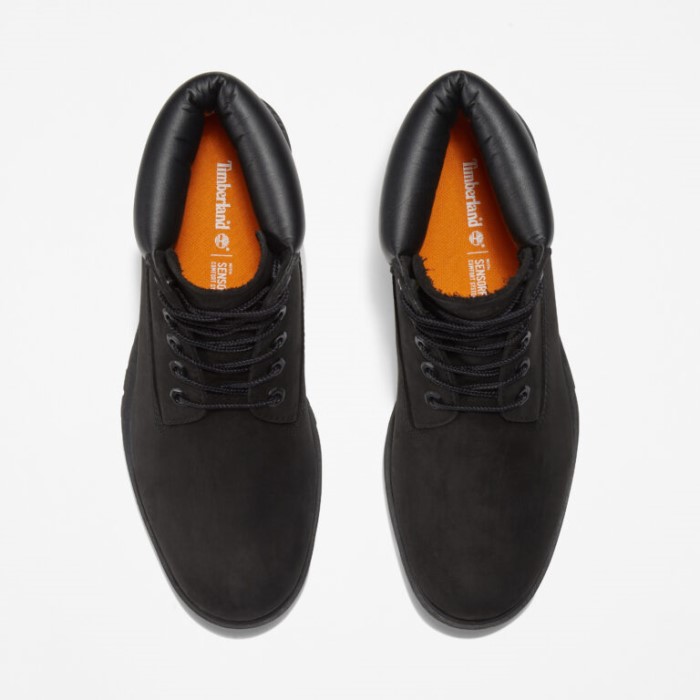 Mænd Radford 6-tommer Vandtætte Støvler Sort Nubuck Timberland