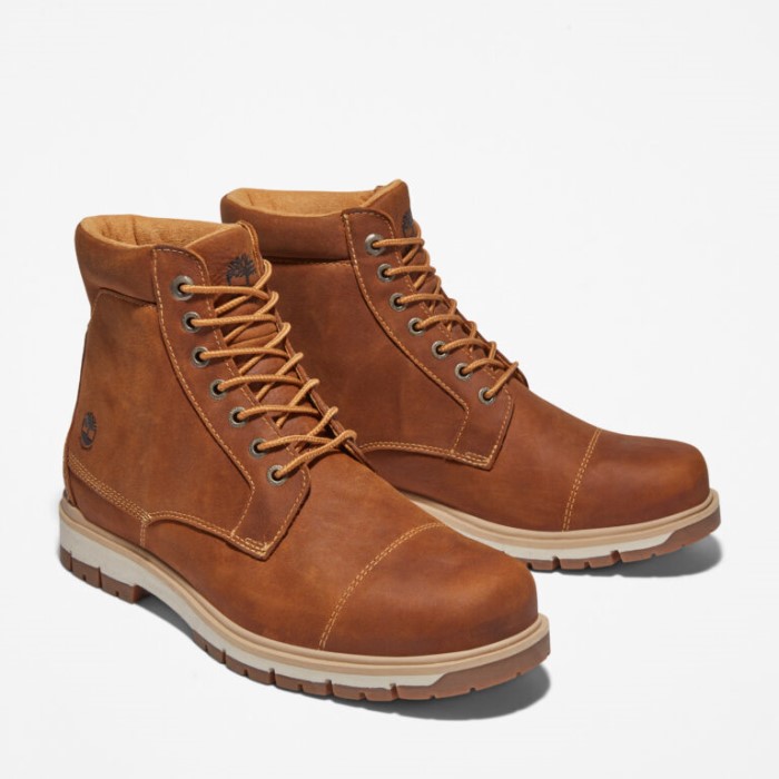 Mænd Radford 6-tommer Vandtætte Støvler Wheat Full Grain Timberland