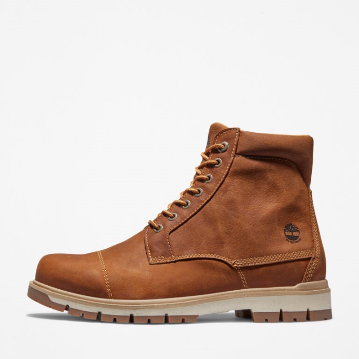 Mænd Radford 6-tommer Vandtætte Støvler Wheat Full Grain Timberland