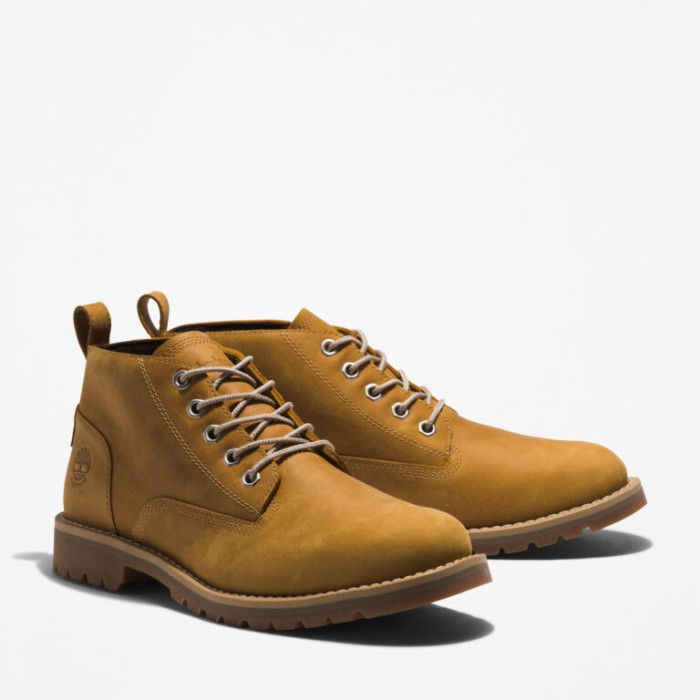 Mænd Redwood Falls Vandtætte Chukka Støvler Hvede Fuldkorn Timberland