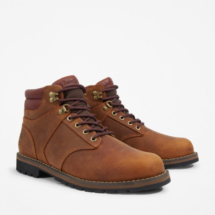 Mænd Redwood Falls Vandtætte Vandrestøvler Rust Fuldkorns Timberland