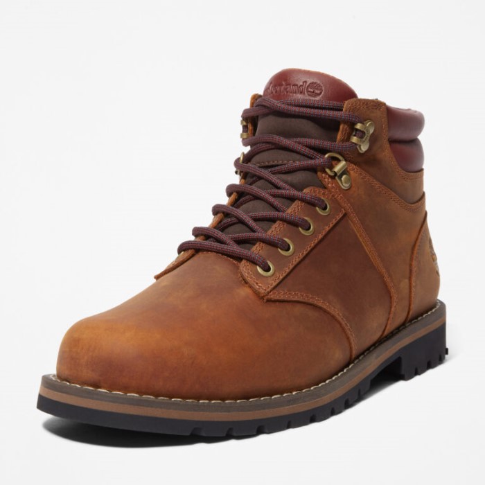 Mænd Redwood Falls Vandtætte Vandrestøvler Rust Fuldkorns Timberland