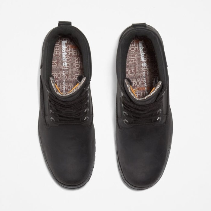 Mænd Robuste Vandtætte Ii 6-tommer Støvler Sort Fuldnarvet Timberland