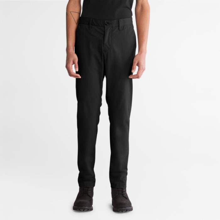 Mænd Sargent Lake Slim-fit Stretch Chinobukser Sort Timberland