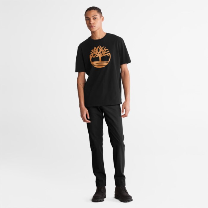 Mænd Sargent Lake Slim-fit Stretch Chinobukser Sort Timberland