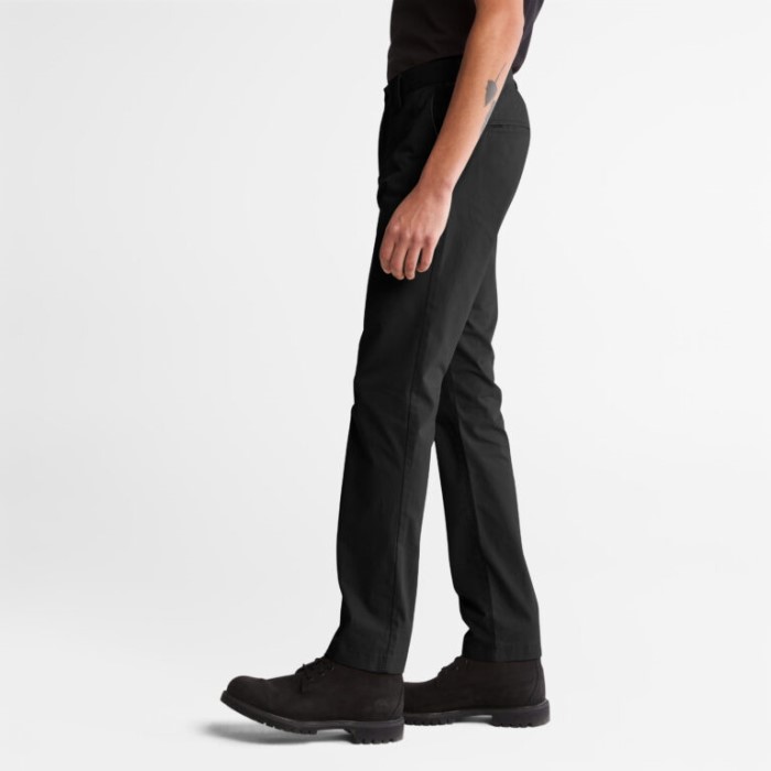 Mænd Sargent Lake Slim-fit Stretch Chinobukser Sort Timberland