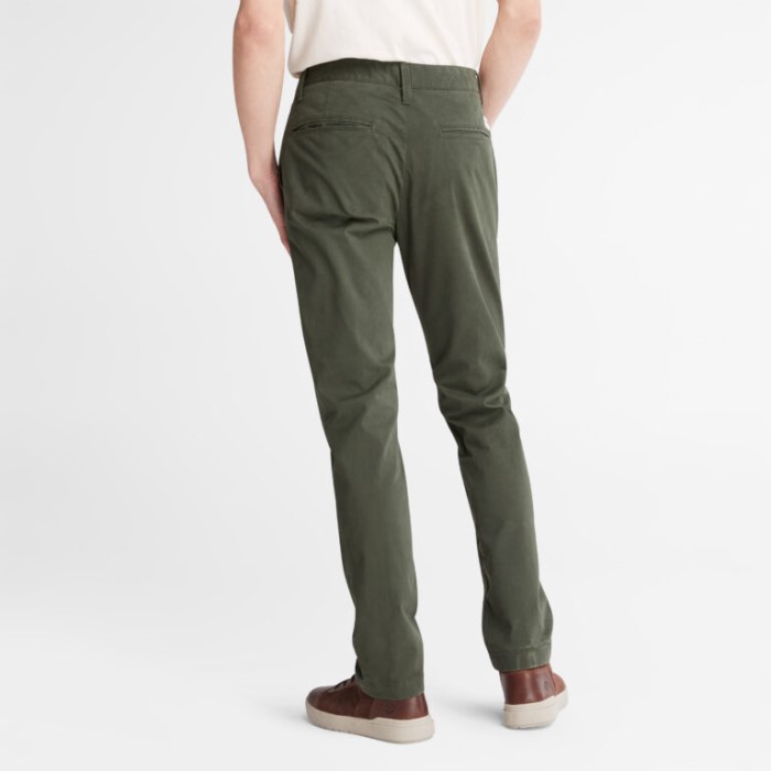 Mænd Sargent Lake Slim-fit Stretch Chinobukser Grønne Timberland
