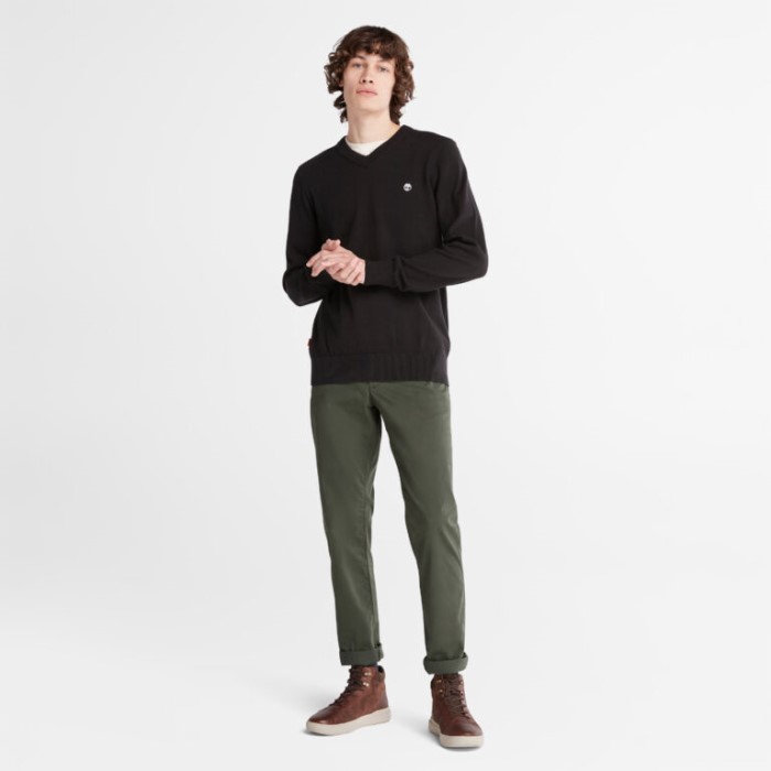 Mænd Sargent Lake Slim-fit Stretch Chinobukser Grønne Timberland