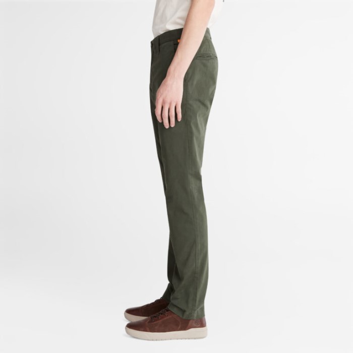 Mænd Sargent Lake Slim-fit Stretch Chinobukser Grønne Timberland