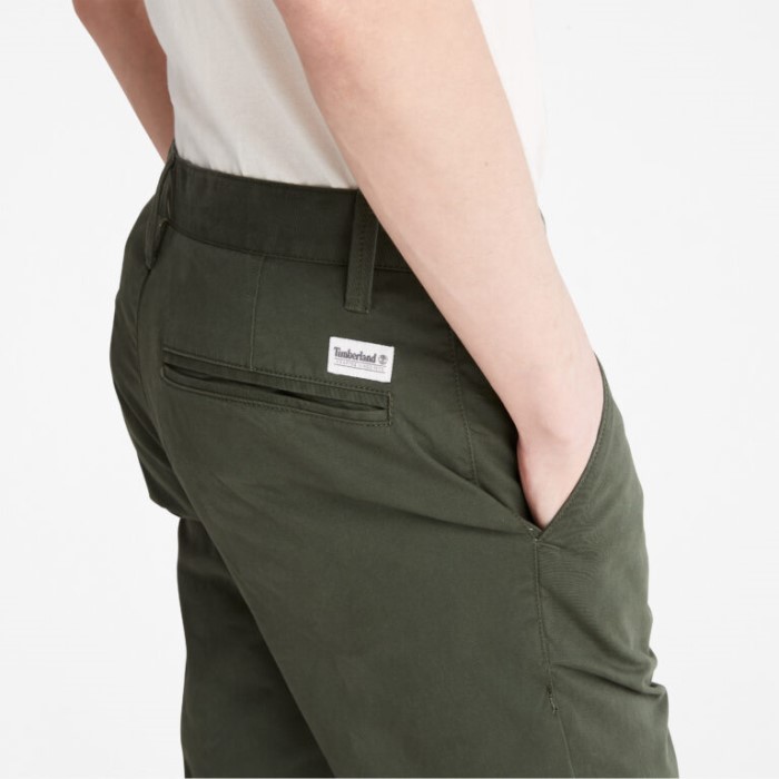 Mænd Sargent Lake Slim-fit Stretch Chinobukser Grønne Timberland