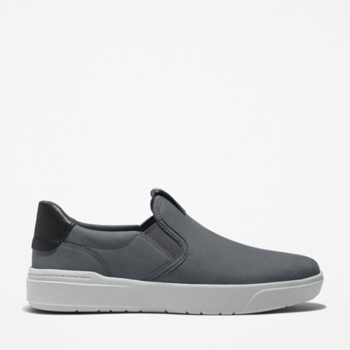 Herre Seneca Bay Slip-ons Mellemgrå Nubuck Timberland