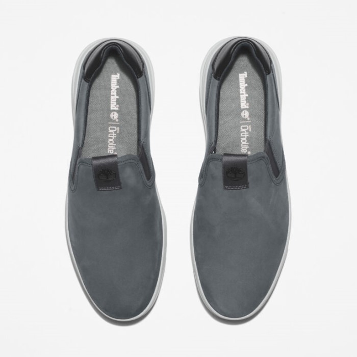 Herre Seneca Bay Slip-ons Mellemgrå Nubuck Timberland