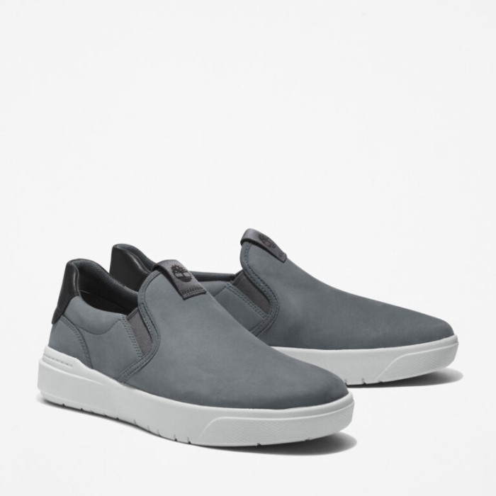 Herre Seneca Bay Slip-ons Mellemgrå Nubuck Timberland