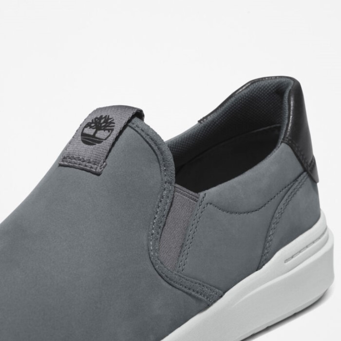 Herre Seneca Bay Slip-ons Mellemgrå Nubuck Timberland