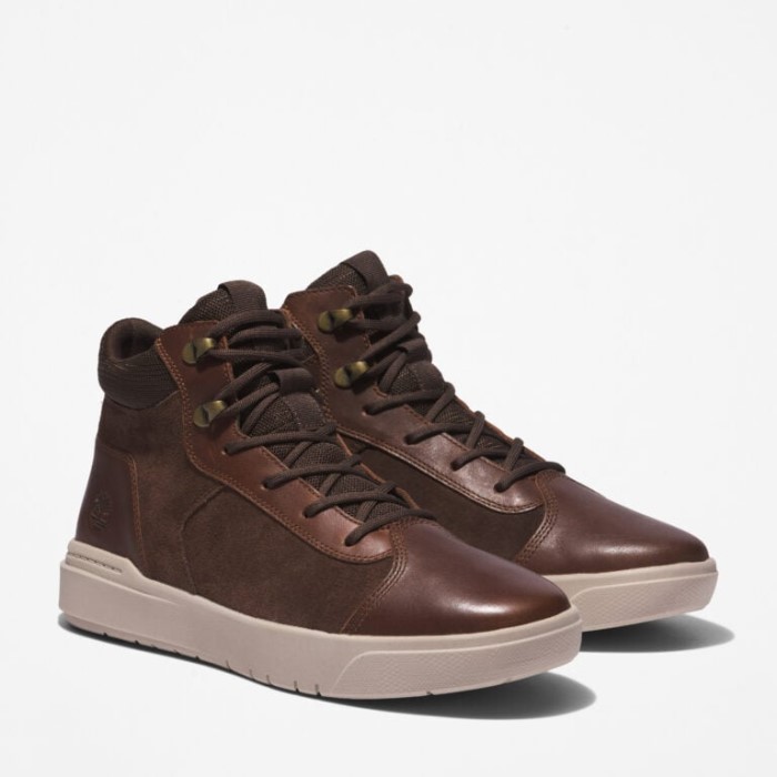 Mænd Seneca Bay Sneaker Boots Md Brown Full Grain Timberland