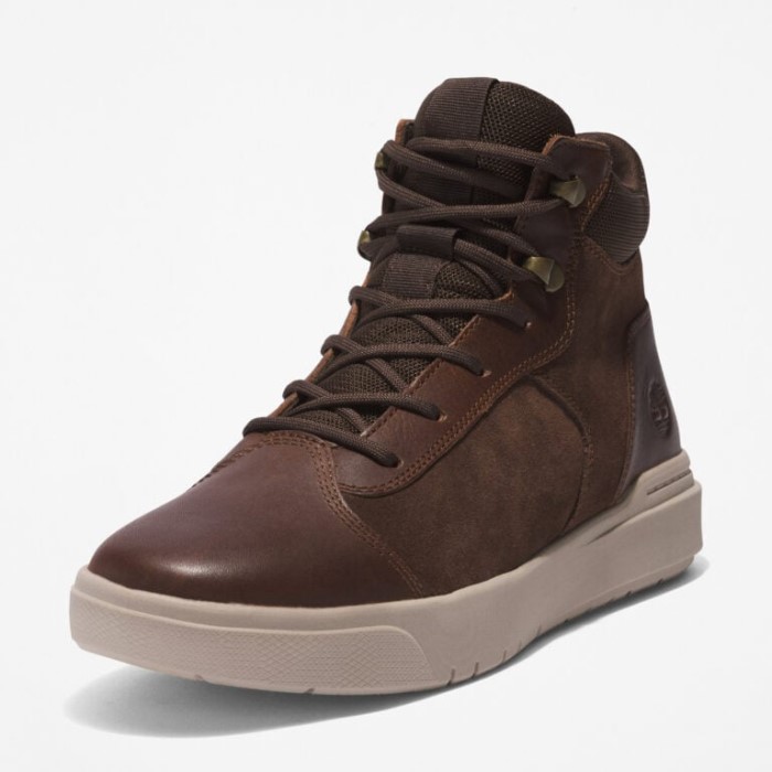Mænd Seneca Bay Sneaker Boots Md Brown Full Grain Timberland