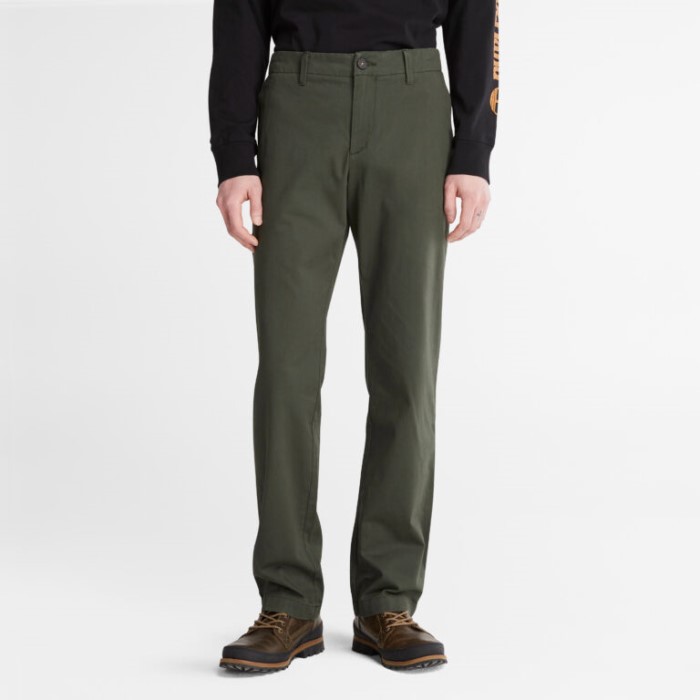 Mænd Squam Lake Ultrastretch Slim Bukser Grønne Timberland