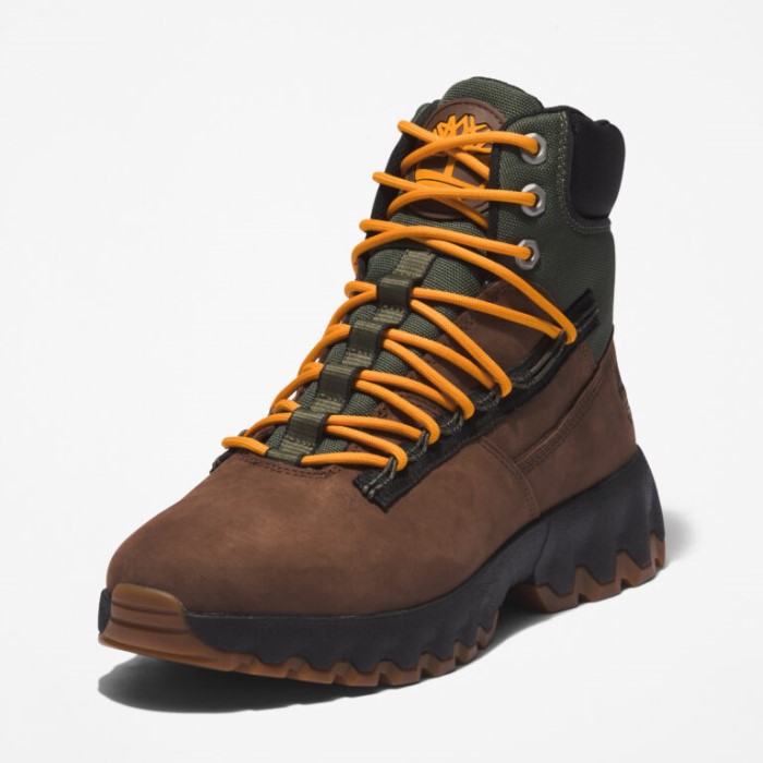 Herre Tbl Kant Vandtætte Støvler Mørkebrune Nubuck Timberland