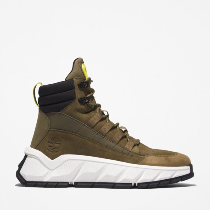 Herre Tbl Turbo Vandtætte Støvler Oliven Nubuck Timberland