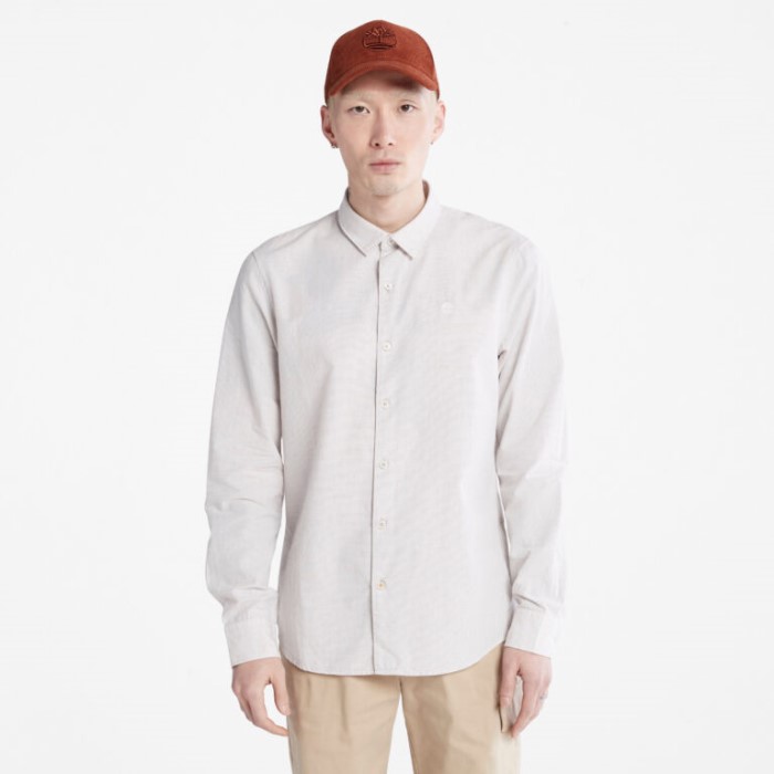 Mænd Tioga River Slim-fit Skjorte Islnd Fossil Yd Timberland