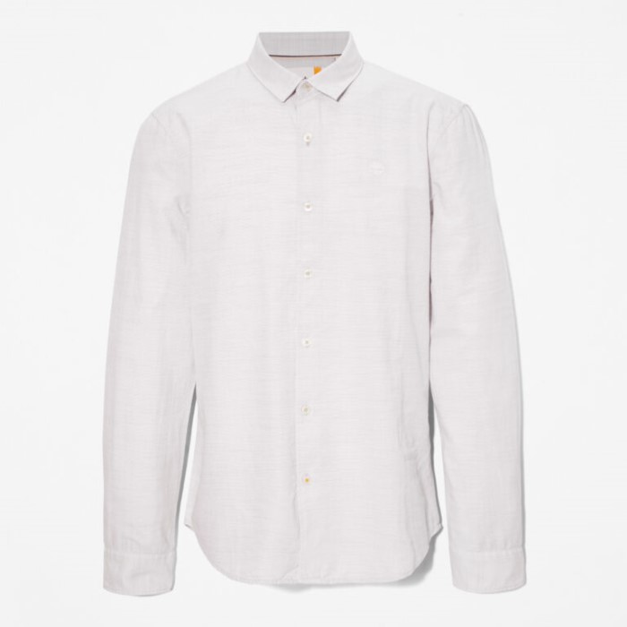Mænd Tioga River Slim-fit Skjorte Islnd Fossil Yd Timberland