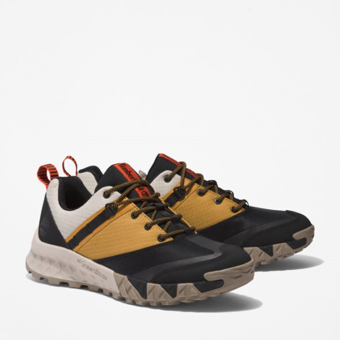 Mænd Trailquest Vandresko Sort Mesh M Wheat Timberland