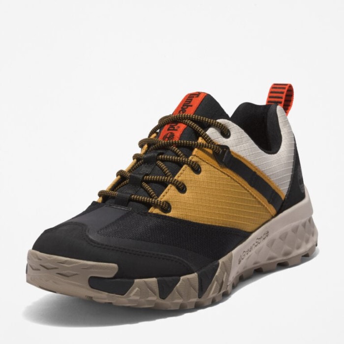 Mænd Trailquest Vandresko Sort Mesh M Wheat Timberland