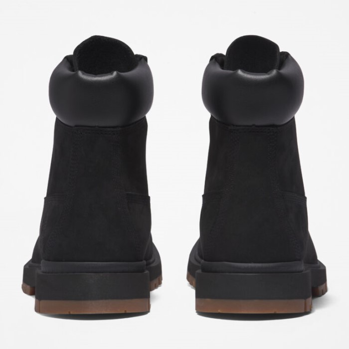 Mænd Træhvælving 6-tommer Vandtætte Støvler Sort Nubuck Timberland