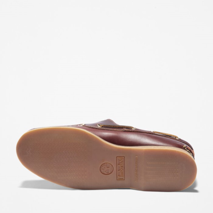 Mænd To-øjet Klassiske Læder Bådsko Md Brun Fuldnarvet Timberland