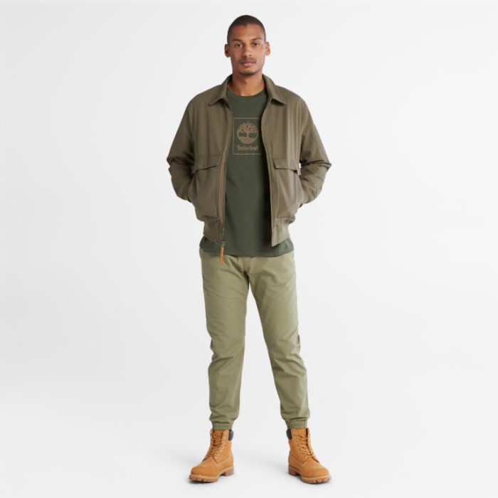 Mænd Utility Bomber Jakke Grape Leaf Timberland