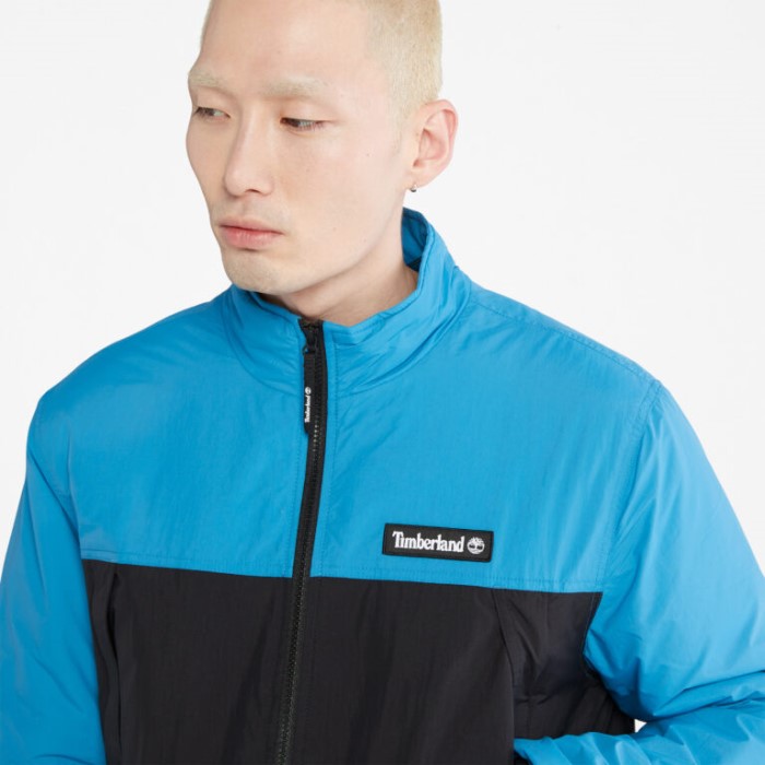 Mænd Vandafvisende Lynlås-front Jakke Hav Af Belize-sort Timberland
