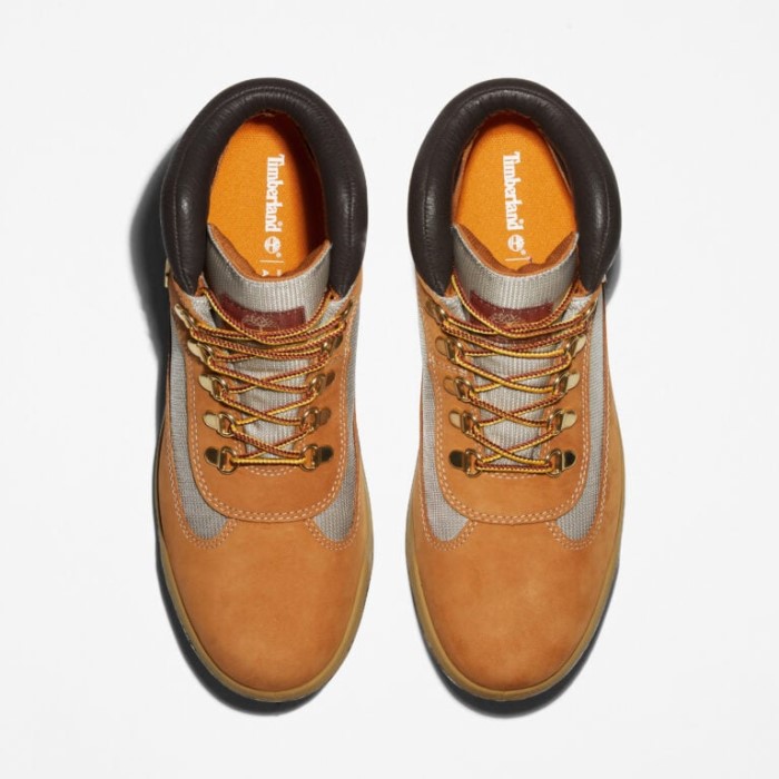 Mænd Vandtætte Feltstøvler Wheat Nubuck Timberland