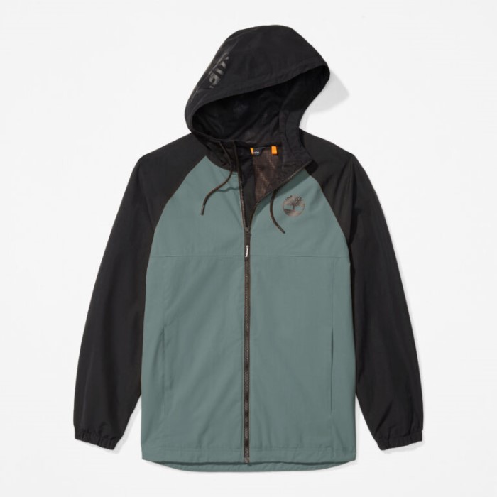 Mænd Vandtæt Hætte Skaljakke Balsam Grøn-sort Timberland