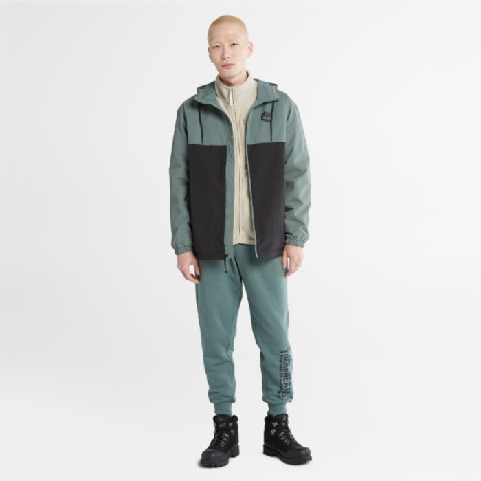 Mænd Vandtæt Hætte Skaljakke Balsam Grøn-sort Timberland