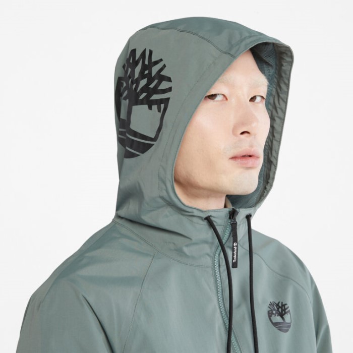 Mænd Vandtæt Hætte Skaljakke Balsam Grøn-sort Timberland