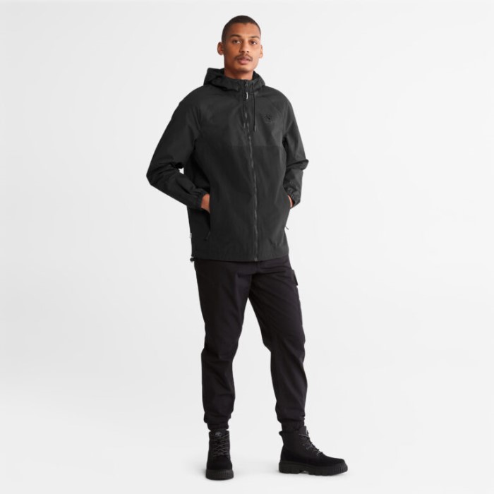 Mænd Vandtæt Hætte Skaljakke Sort Timberland