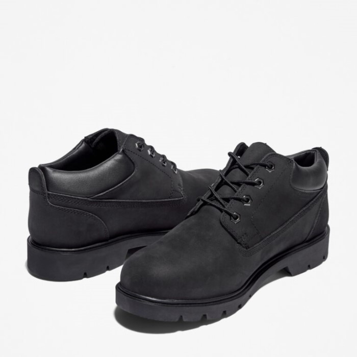 Mænd Vandtæt Læder Oxfords Sort Nubuck Timberland