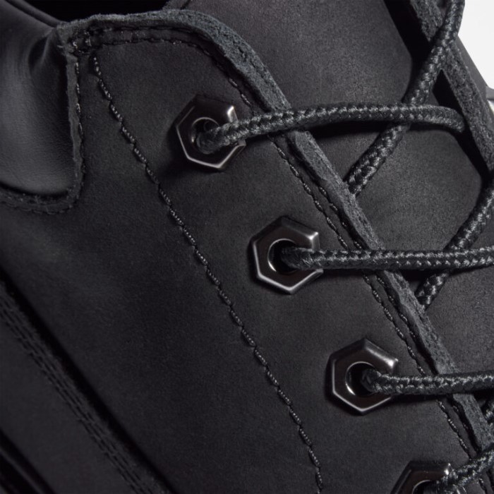 Mænd Vandtæt Læder Oxfords Sort Nubuck Timberland