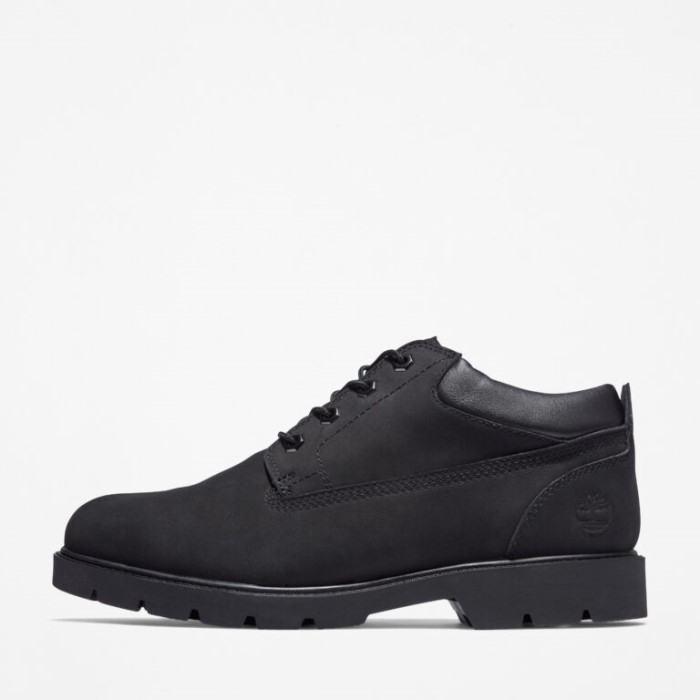 Mænd Vandtæt Læder Oxfords Sort Nubuck Timberland