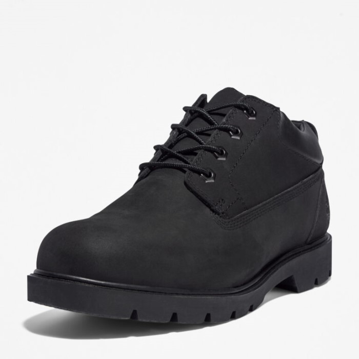 Mænd Vandtæt Læder Oxfords Sort Nubuck Timberland
