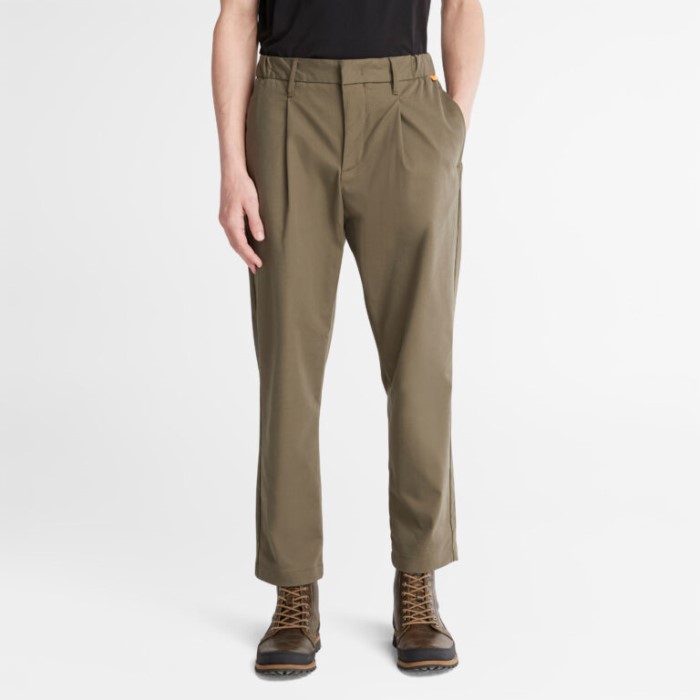 Mænd Brede Cropped Bukser Med Outlast Stof Grape Leaf Timberland