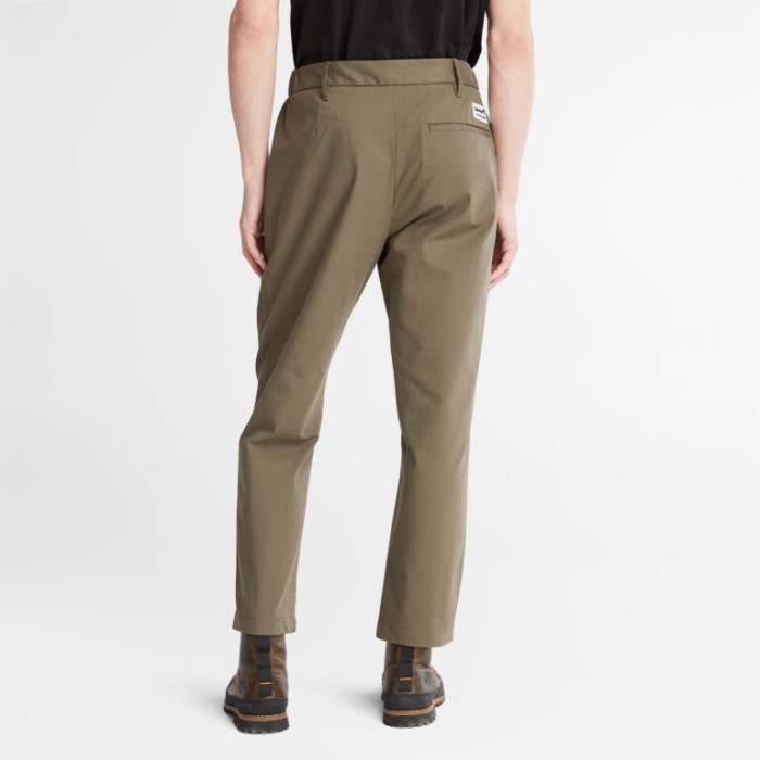 Mænd Brede Cropped Bukser Med Outlast Stof Grape Leaf Timberland