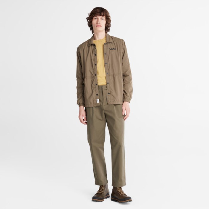 Mænd Brede Cropped Bukser Med Outlast Stof Grape Leaf Timberland