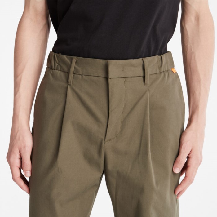 Mænd Brede Cropped Bukser Med Outlast Stof Grape Leaf Timberland