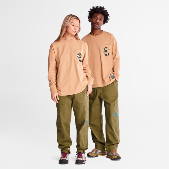 Timberland All Gender Bee Line X Back-grafisk Langærmet T-shirt