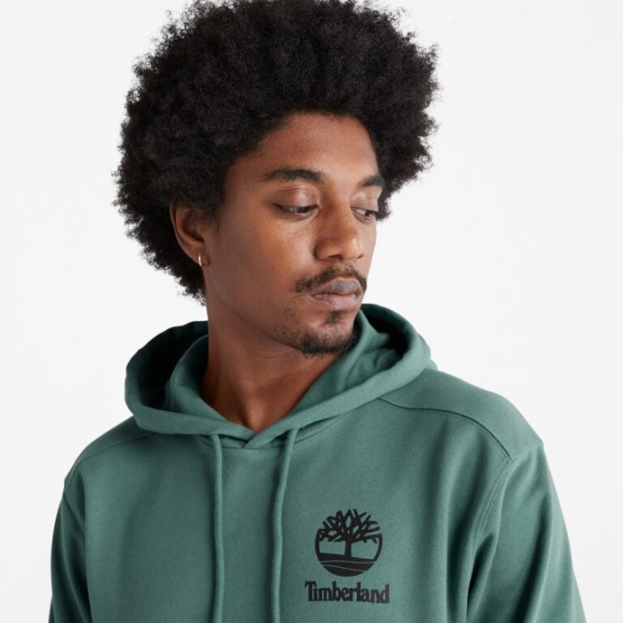 Timberland Balsam Grøn-sort Herre Back-graphic Hættetrøje