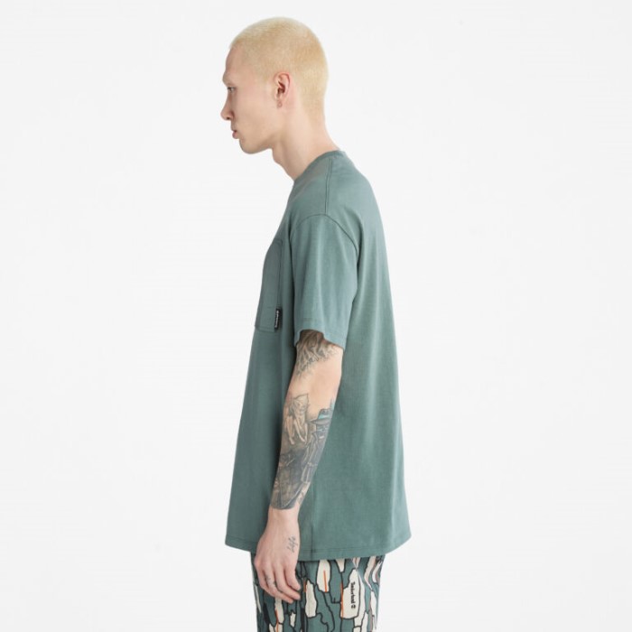Timberland Balsam Green Herre Progressiv Utility Sværvægts T-shirt